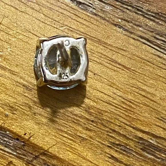 Crislu Blue Topaz Studs - Picture 5 of 5